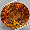 Natural Imperial Topaz 31.00 Ct. Oval Concave Cut 21 x 17.5 Mm Gemstone From Brazil