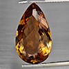 Natural Imperial Topaz 12.13 Ct. Pear Shape 19.8 x 11.8 Mm Gemstone From Brazil