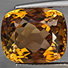 Natural Imperial Topaz 14.55 Ct. Cushion Shape 14.4 x 12 Mm Gemstone From Brazil
