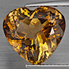 Natural Imperial Topaz 14.26 Ct. Heart Shape 15.6 x 9.5 Mm Gemstone From Brazil