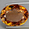 Natural Imperial Topaz 14.99 Ct. Oval Shape 17.1 x 13.5 Mm Gemstone From Brazil
