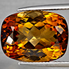Natural Imperial Topaz 21.28 Ct. Cushion Shape 17.5 x 13.3 Mm Gemstone From Brazil