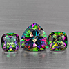 Natural Mystic Green Topaz Gemstones 5.43 Ct. 3 Pcs. Mixed Shape and Mixed Size Natural Mystic Green Topaz Gemstones 5.43 Ct. 3 Pcs. Mixed Shape and Mixed Size