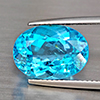 Natural Swiss Blue Topaz 8.06 Ct. Oval Shape 13.9 x 10.1 Mm Gemstone from Brazil