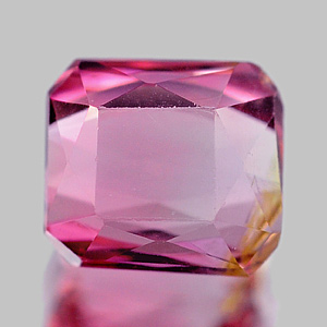 0.66 Ct. Octagon Natural Purplish Pink Tourmaline Gem