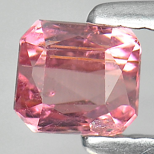 0.67 Ct. Octagon Natural Purplish Pink Tourmaline Gem