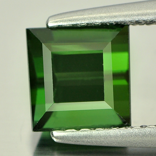 1.54 Ct. Natural Gemstone Green Tourmaline Square Shape