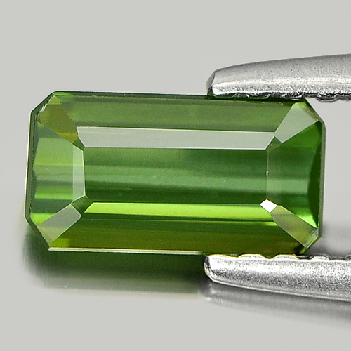 0.75 Ct. Nice Natural Gemstone Green Tourmaline Octagon Shape Unheated