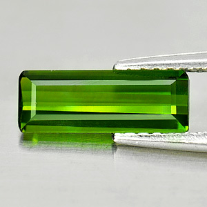 0.97 Ct. Beautiful Gems Natural Green Tourmaline Octagon Shape