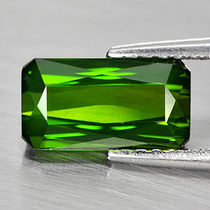Natural Gemstone 1.70 Ct. Octagon Shape Green Tourmaline Unheated
