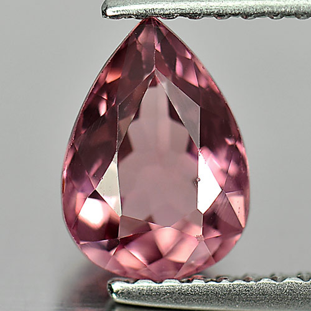 Purplish Pink Tourmaline 1.20 Ct. Pear Shape 8.5 x 6.1 Mm. Natural Gem Unheated