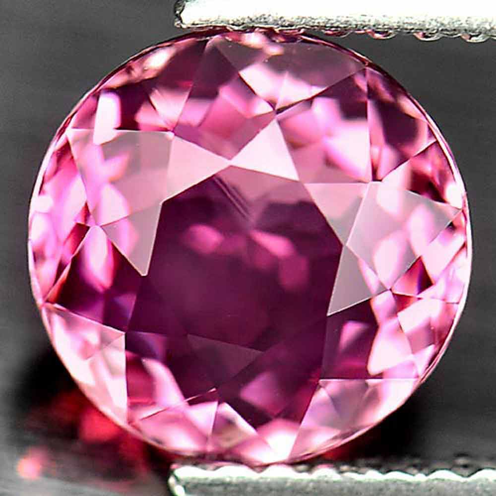 Pink Tourmaline 2.14 Ct. VVS Round 8.2 Mm. Natural Gemstone Unheated Nigeria