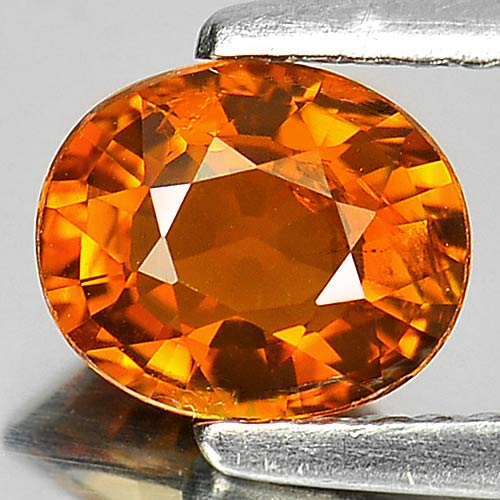 0.88 Ct. Good Cutting Oval Natural Gem Imperial Yellow Tourmaline Nigeria