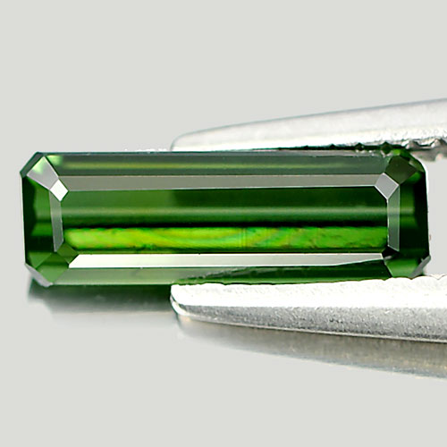 0.76 Ct. Nice Natural Gemstone Green Tourmaline Octagon Shape