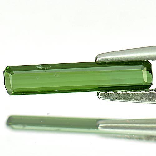 0.63 Ct. Good Color Octagon Natural Gem Green Tourmaline Unheated