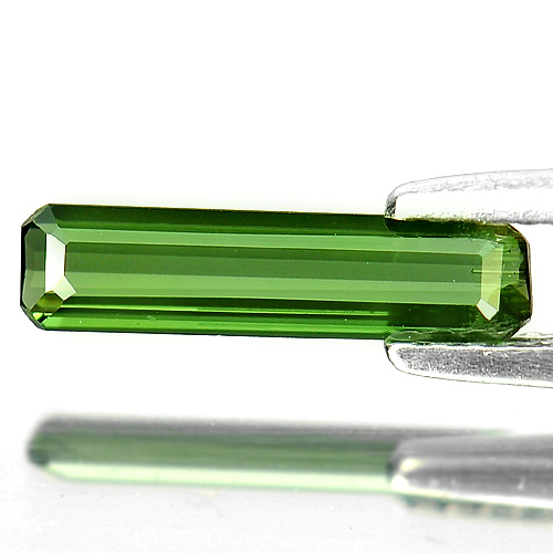 0.66 Ct. Octagon Shape Natural Green Tourmaline Gemstone