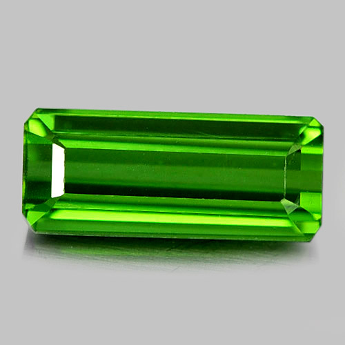 0.59 Ct. Good Color Octagon Natural Gem Green Tourmaline Nigeria