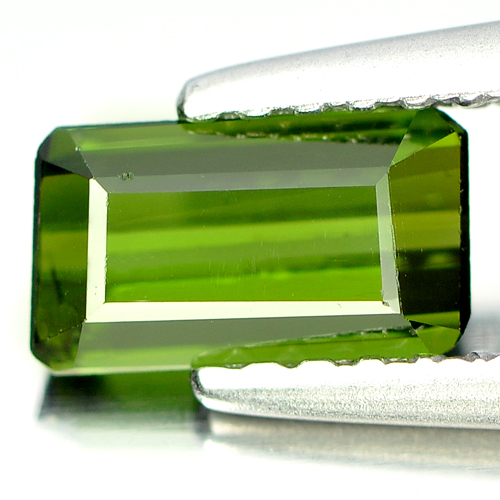 0.65 Ct. Lovely Octagon Natural Gem Green Tourmaline Unheated From Nigeria