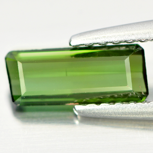 0.65 Ct. Good Natural Gemstone Octagon Shape Green Tourmaline Unheated