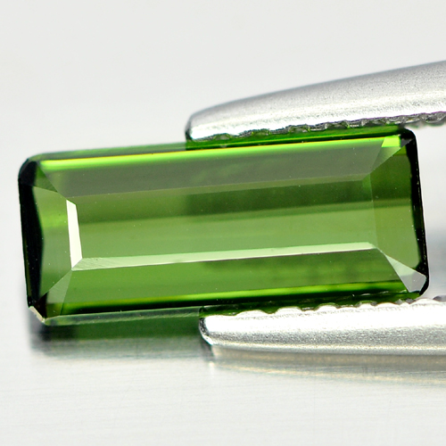 0.73 Ct. Good Natural Gemstone Octagon Shape Green Tourmaline Unheated