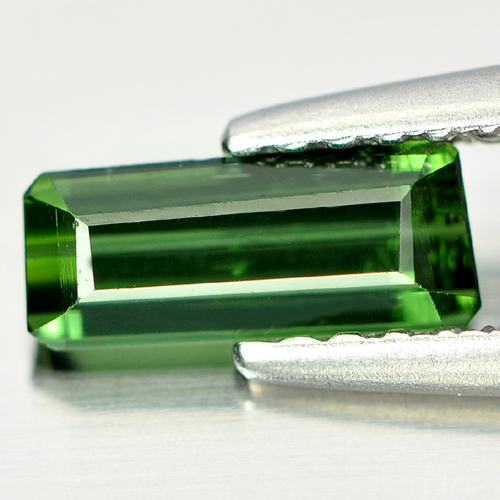 0.64 Ct. Good Natural Gemstone Octagon Shape Green Tourmaline Unheated