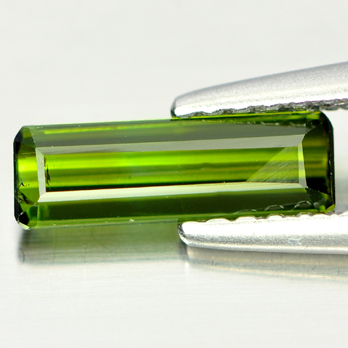 0.66 Ct. Good Natural Gemstone Octagon Shape Green Tourmaline Unheated