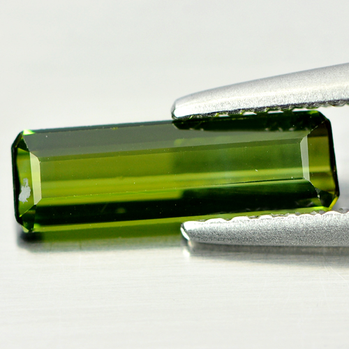 0.65 Ct. Good Natural Gemstone Octagon Shape Green Tourmaline Unheated