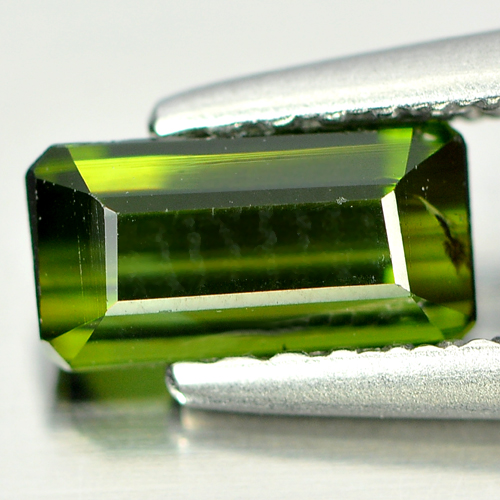0.72 Ct. Good Natural Gemstone Octagon Shape Green Tourmaline Unheated