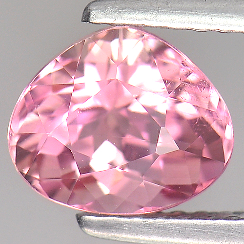 Pink Tourmaline 1.76 Ct. Pear Shape 8 x 7 Mm. Natural Gemstone Unheated Nigeria