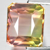 Tourmaline Multi-Color 6.42 Ct Clean Octagon 8.1 x 9.6 Mm Natural Gem Mozambique