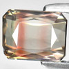 Bi Color Tourmaline 2.11 Ct. Octagon Shape 8 x 6.2 Mm. Natural Gemstone Unheated