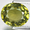 Yellow Green Tourmaline 2.54 Ct. Oval Shape 9.9 x 8.4 Mm. Natural Gem Unheated