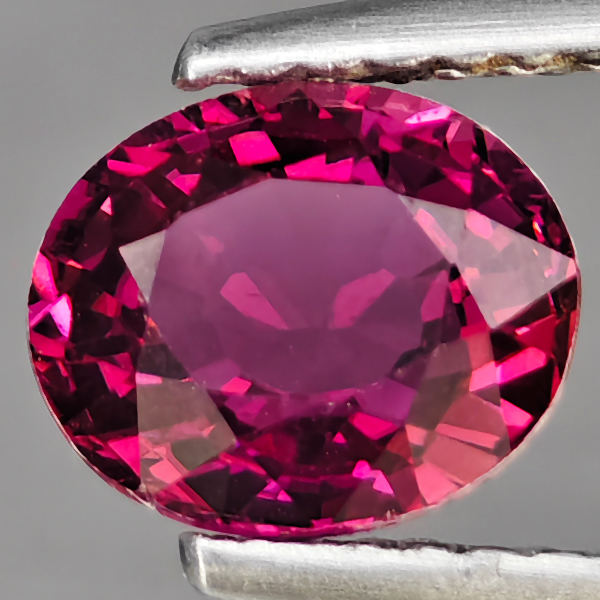 Natural Pink Tourmaline 1.17 Ct. Oval Shape 7.3 x 6 Mm Gemstone From Nigeria