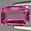 Natural Pink Tourmaline Gemstones 1.18 Ct. Octagon Shape 7.4 x 5.3 Mm.