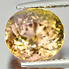 Bi Color Tourmaline 3.73 Ct. VVS Oval 9.4 x 8.4 Mm. Natural Gemstone Unheated