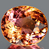 Party Color Tourmaline 7.43 Ct. Clean Oval 12.8 x 11 x 8.2 Mm. Natural Gemstone