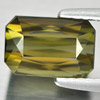 2.34 Ct. Octagon Natural Lime Green Tourmaline Unheated