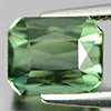 Green Tourmaline 2.46 Ct. VVS Octagon 7.9 x 6.4 x 5.5 Mm. Natural Gem Unheated