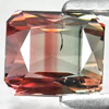 Bi Color Tourmaline 1.82 Ct. Octagon 6.6 x 5.8 Mm. Natural Gemstone Nigeria