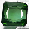 Green Tourmaline 1.83 Ct. VVS Octagon Shape 6.8 x 6.6 Mm. Natural Gem Unheated