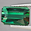 Natural Green Tourmaline Gemstones 3.37 Ct. Octagon Shape 9.7 x 6.5 Mm.