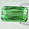 0.97 Ct. Octagon Natural Gem Green Tourmaline Nigeria