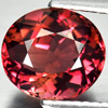 Peddish Pink Tourmaline 2.90 Ct Clean Oval 9.3 x 8.4 x 5.7 Mm. Natural Gemstone