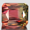 Bi Color Tourmaline 2.11 Ct. VVS Octagon 7.3 x 6.3 Mm. Natural Gemstone Unheated Bi Color Tourmaline 2.11 Ct. VVS Octagon 7.3 x 6.3 Mm. Natural Gemstone Unheated