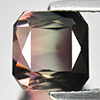 Bi Color Tourmaline 2.76 Ct. Clean Octagon Shape 7.6 x 7.3 Mm. Natural Gem