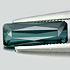 Blue Green Tourmaline 1.30 Ct. Clean Octagon 12 x 4.4 Mm. Natural Gem Unheated