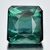 Bluish Green Tourmaline 1.65 Ct Clean Octagon 6.3 x 6 Mm. Natural Gemstone
