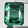 Green Tourmaline 1.73 Ct. Clean Octagon Shape 6.9 x 5.9 Mm. Natural Gem Unheated