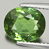 Green Tourmaline 2.86 Ct. Oval Shape 9.4 x 7.8 Mm. Natural Gem Unheated Nigeria