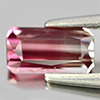 Bi Color Tourmaline 0.78 Ct. VVS Octagon 7.1 x 3.9 Mm. Natural Unheated Gemstone